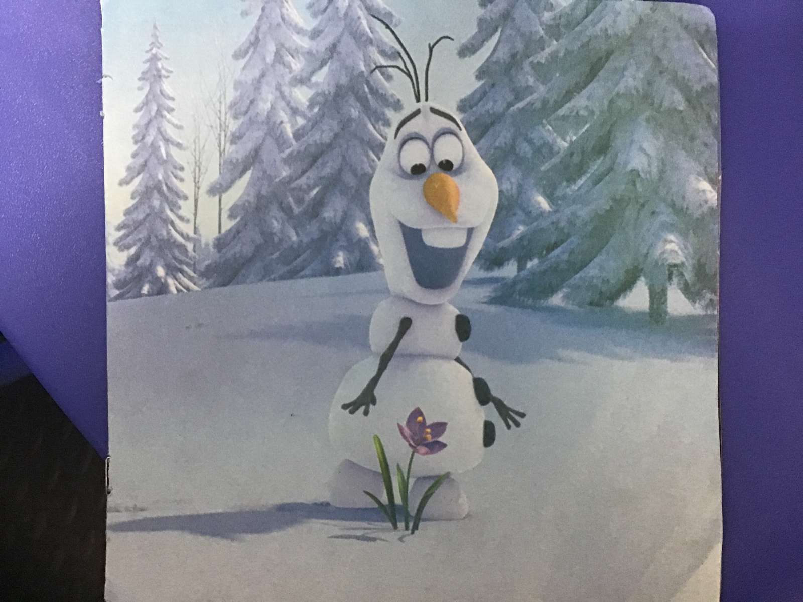 Olaf………. rompecabezas en línea