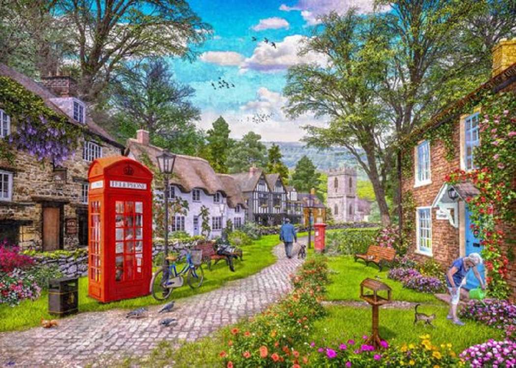 Uma linda cidade inglesa puzzle online