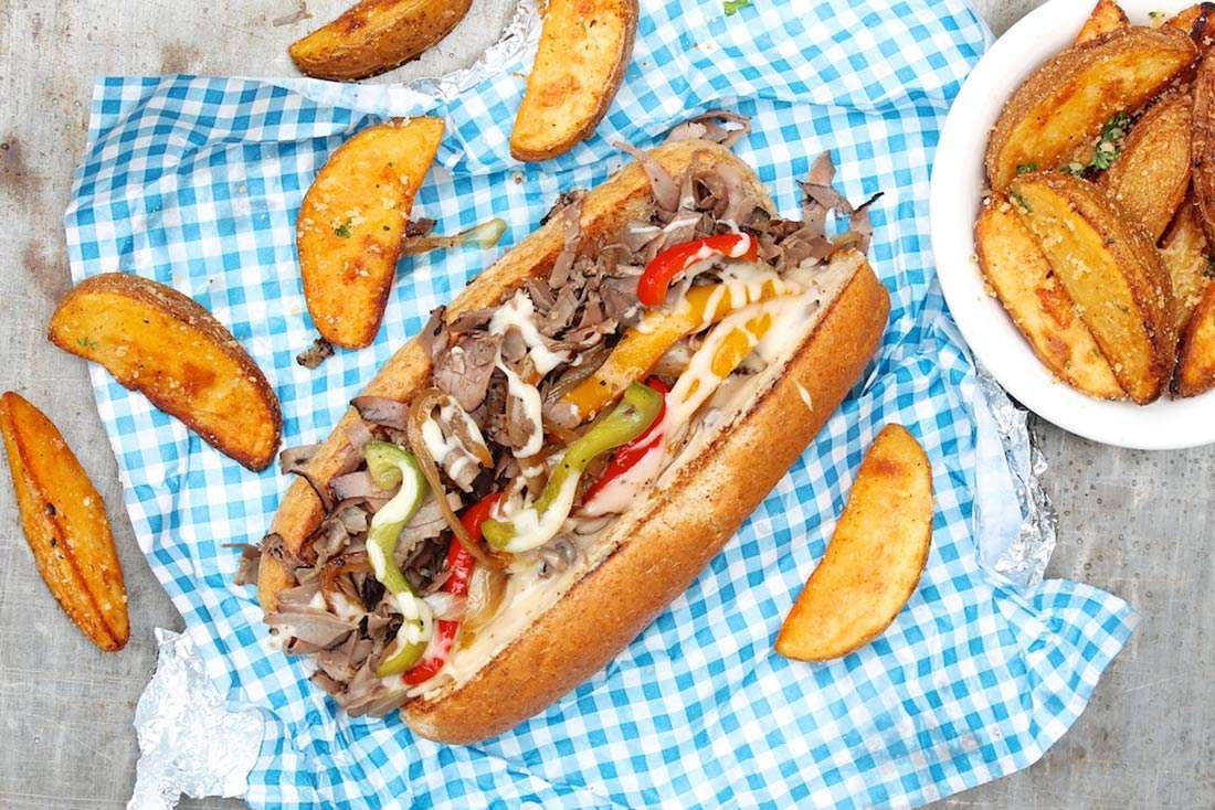 Σάντουιτς Cheesesteak παζλ online