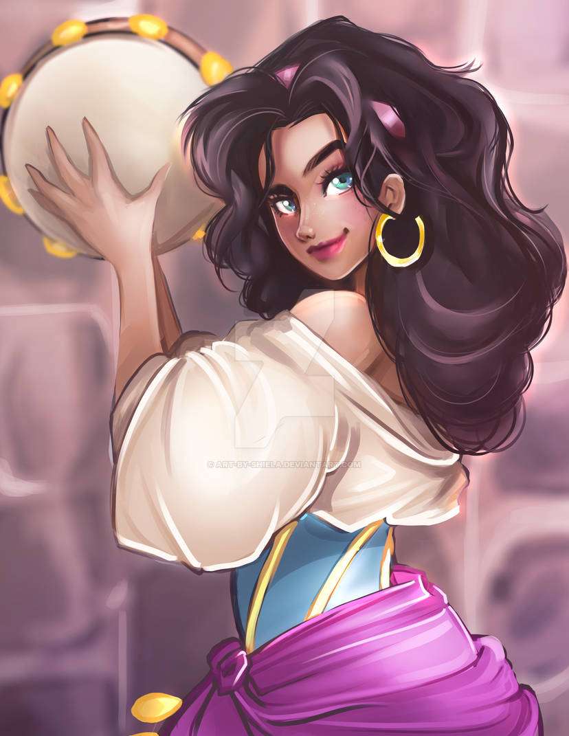 Disneys hjältinna: Esmeralda Pussel online