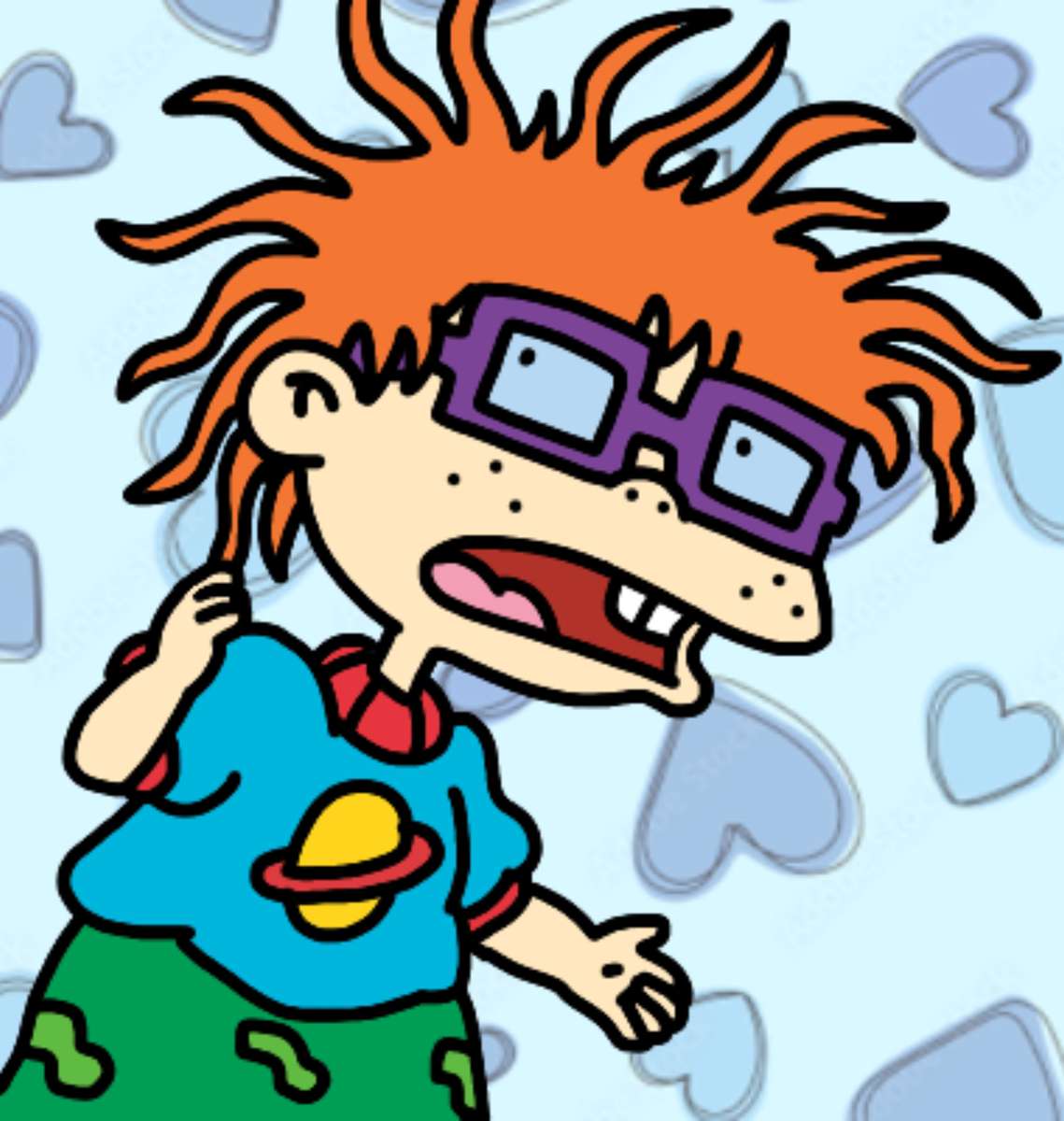 Chuckie Finster! ❤️❤️❤️❤️❤️❤️ jigsaw puzzle online