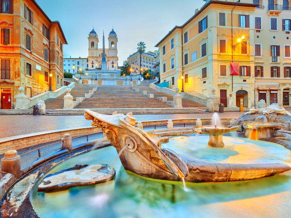 Fontana di Trevi, Piazza Navona pussel på nätet
