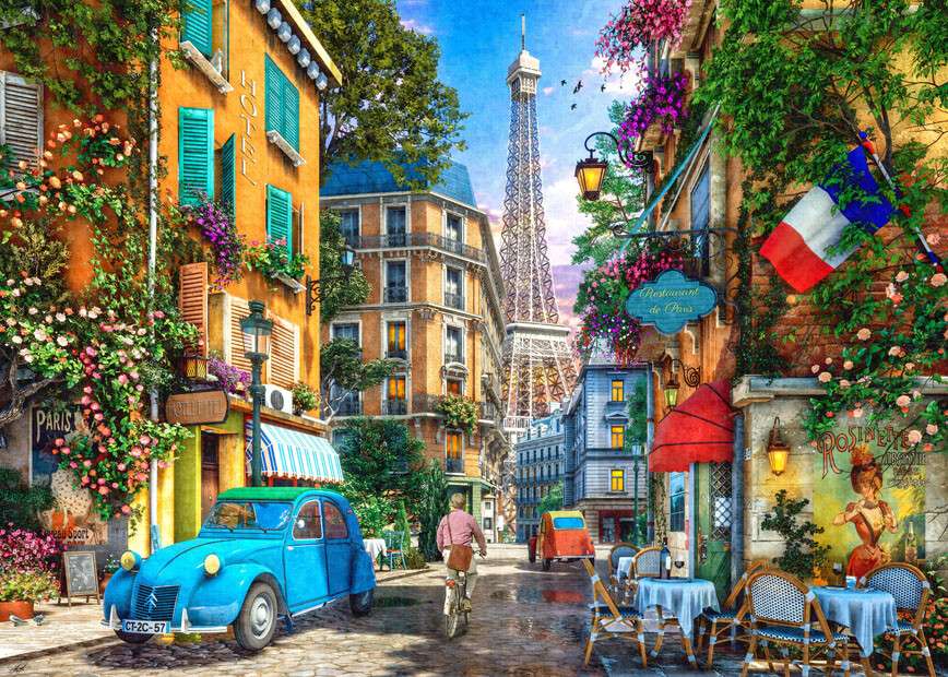 Pařížská ulice online puzzle