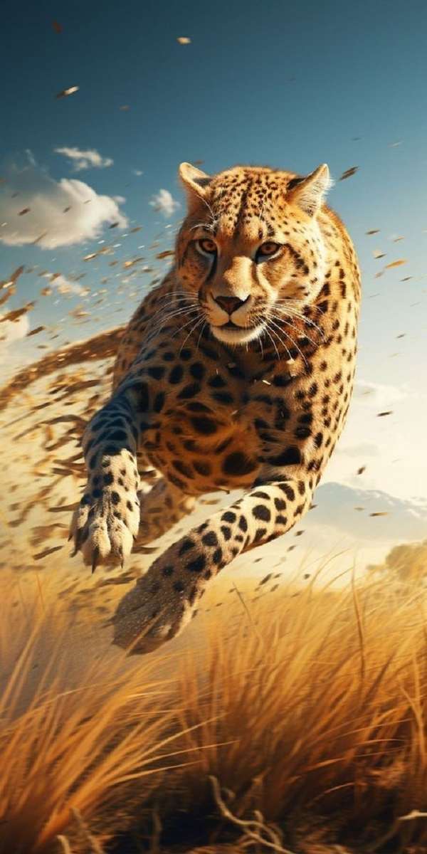 gepard na útěku online puzzle