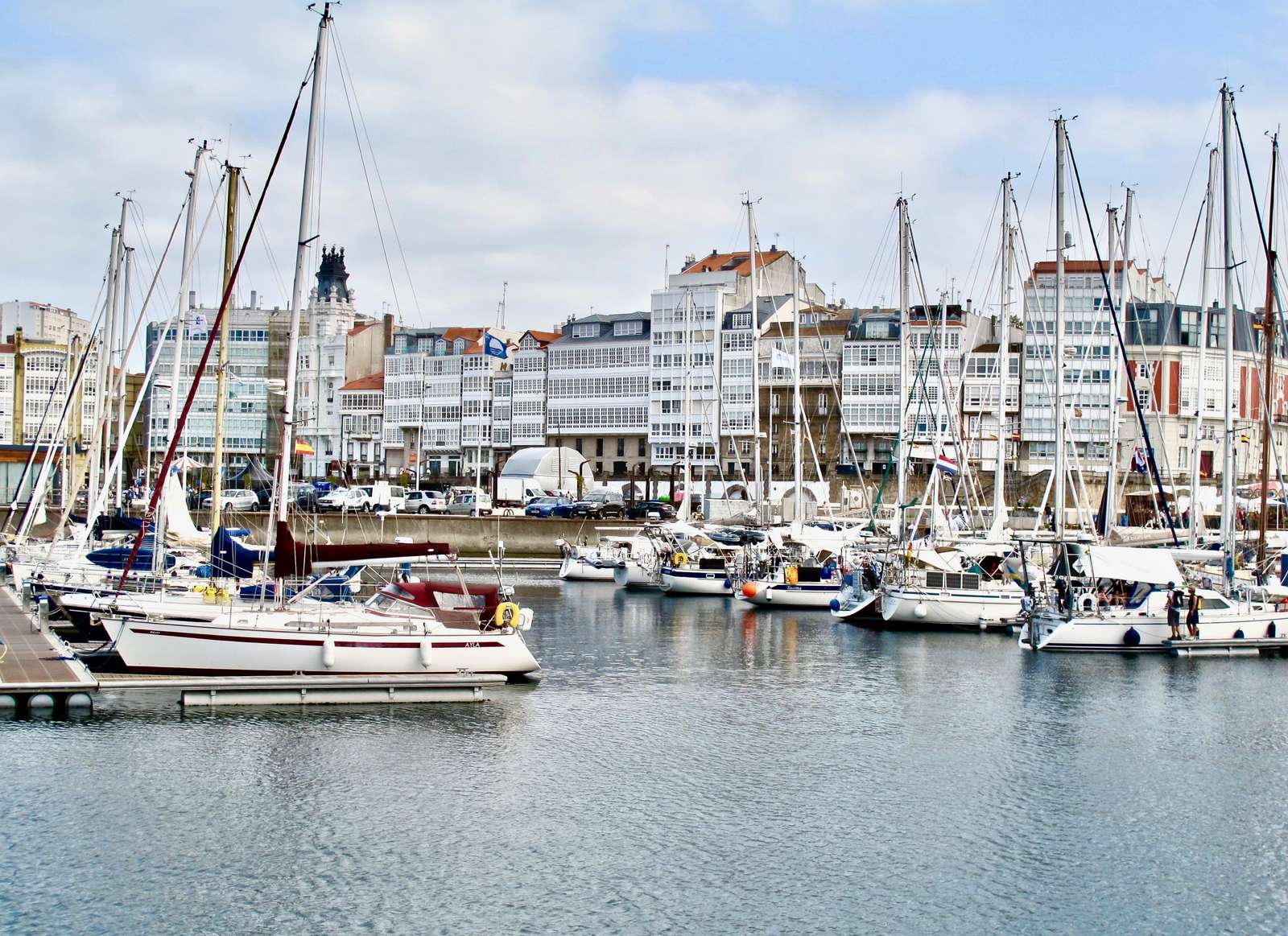 Ein Dock in Coruña Puzzlespiel online