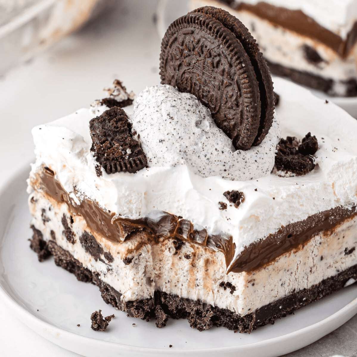 Snadný zmrzlinový dort Oreo skládačky online