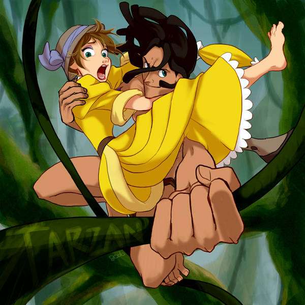 Tarzan e Jane quebra-cabeças online