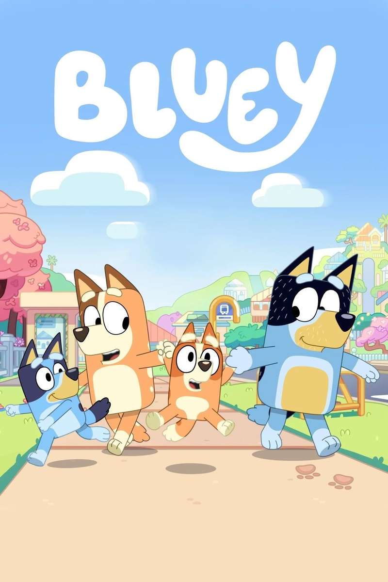 Bluey en haar familie legpuzzel online