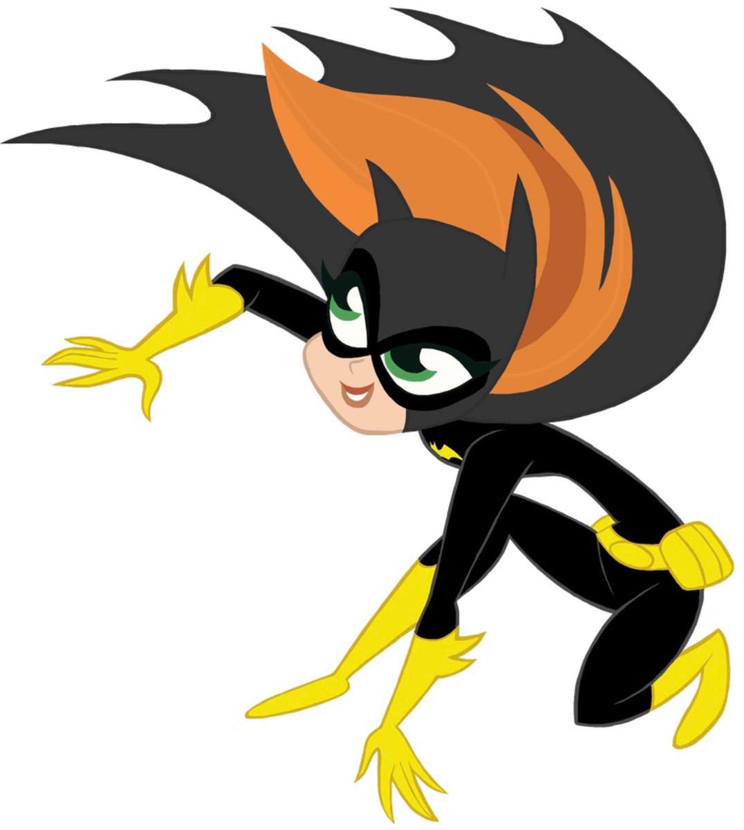 Batgirl cu costum negru❤️❤️❤️❤️❤️ jigsaw puzzle online