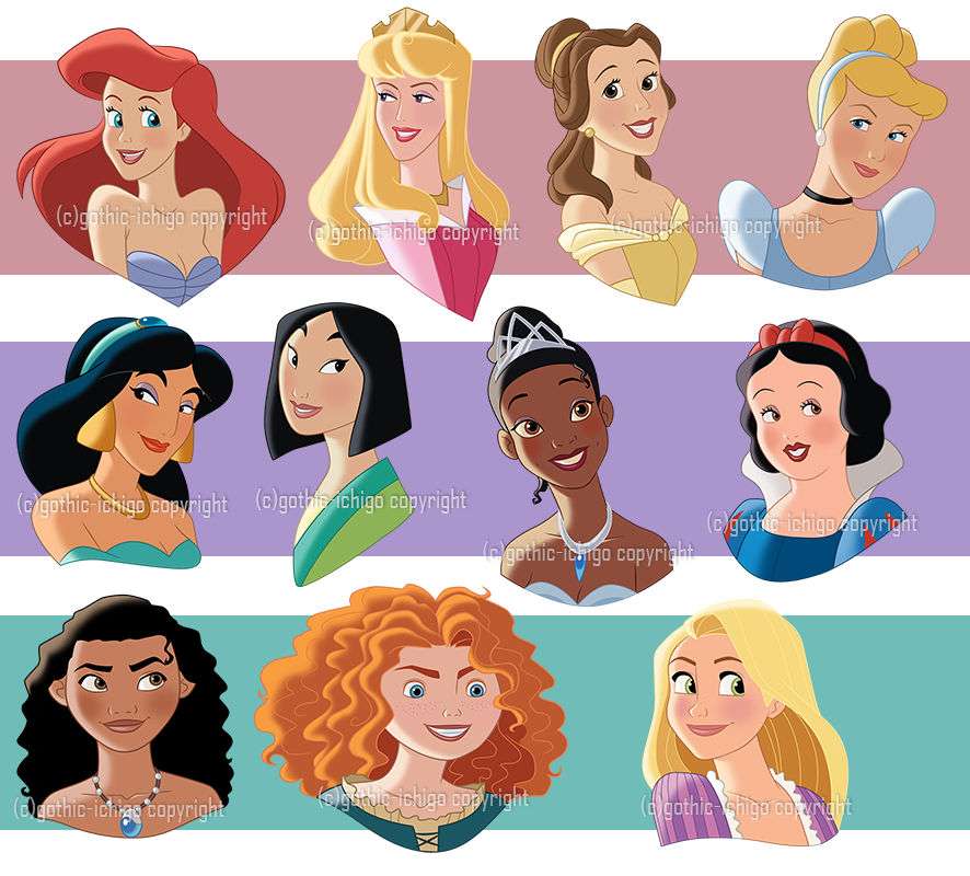 Princesas Disney puzzle online