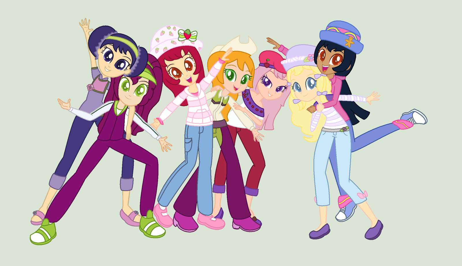 Mlp Eqg Girls Puzzle Factory Pussel online