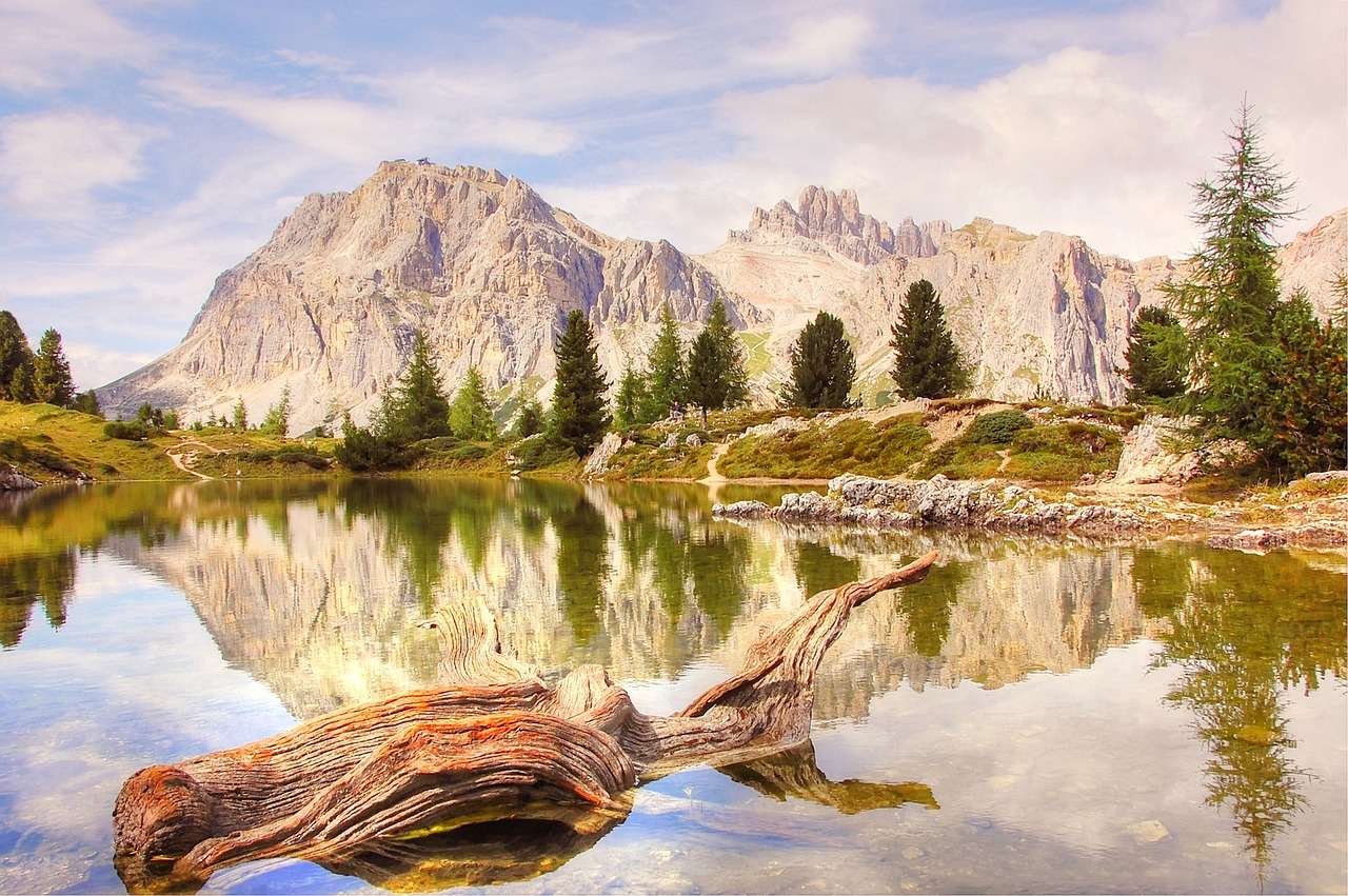 Dolomiten, Natur. Puzzlespiel online