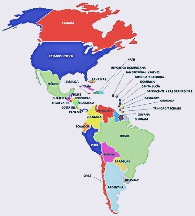 Американський континент Перу онлайн пазл