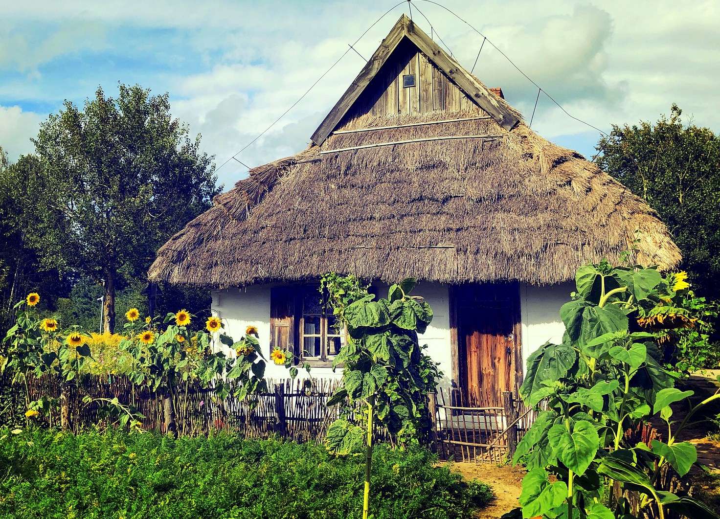 Thatched cottage (open-air museum in Sierpc) jigsaw puzzle online