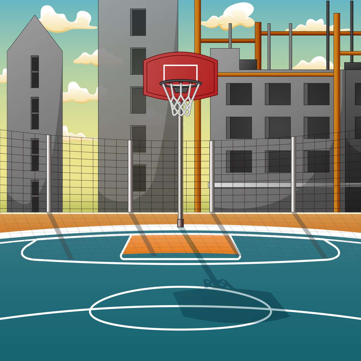 BASKETBALL Online-Puzzle