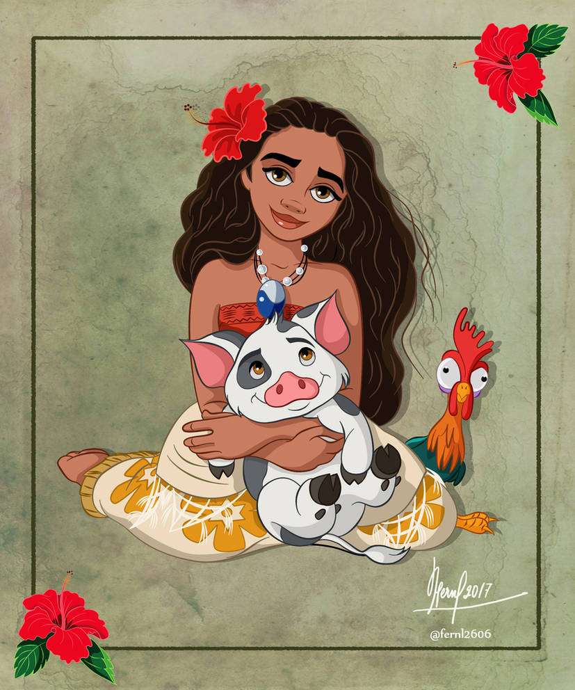 Moana and Companions jigsaw puzzle online