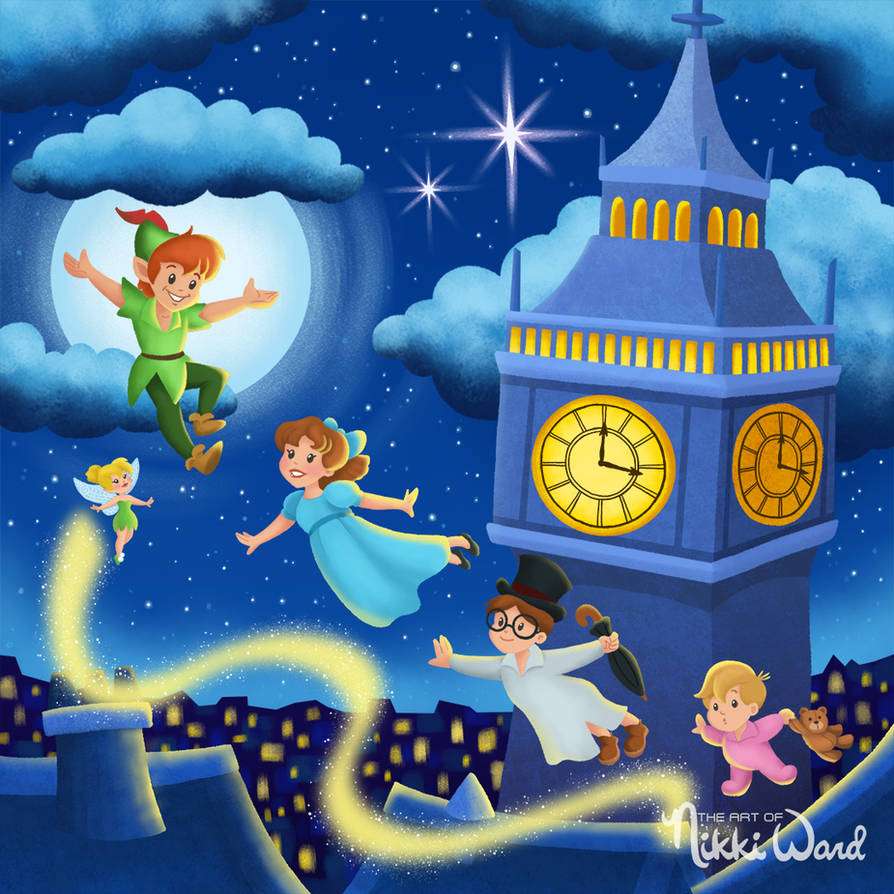 Peter Pan and the Darlings Pussel online