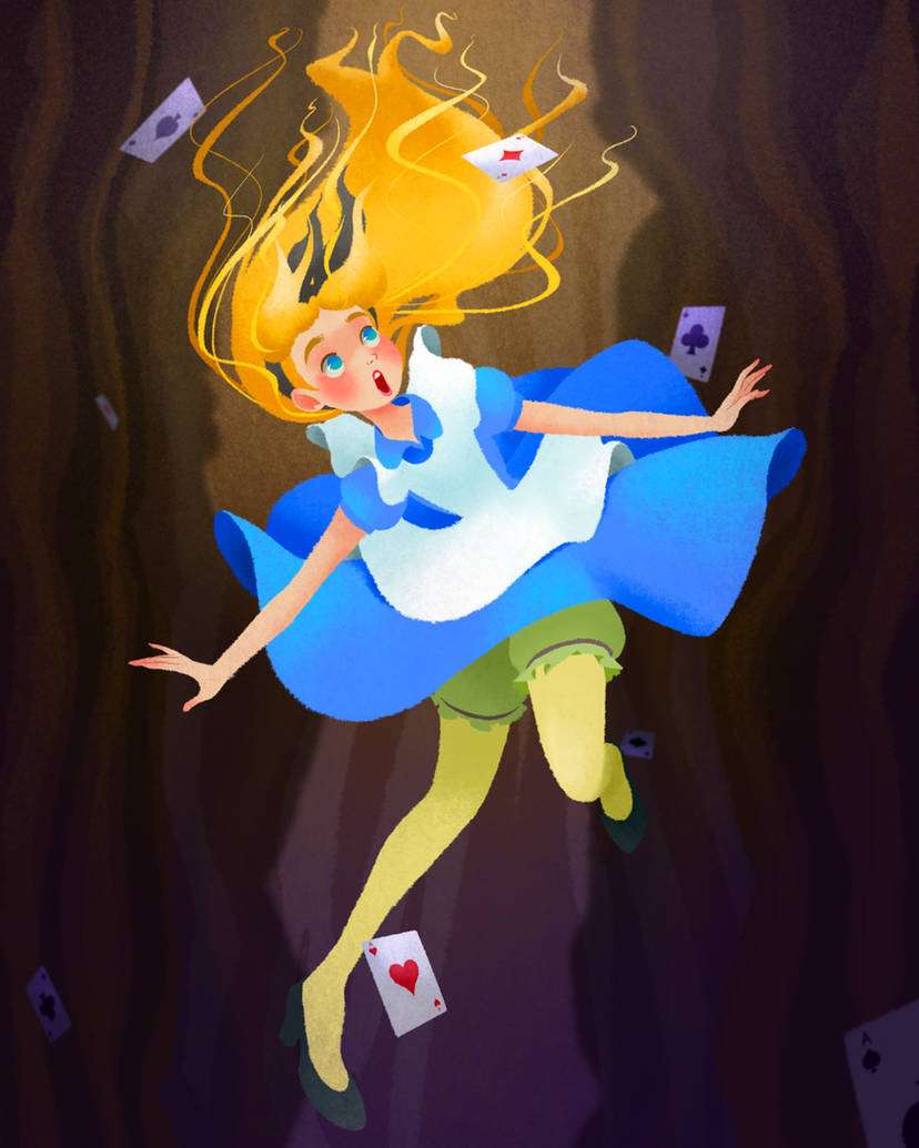 Alice cai no país das maravilhas quebra-cabeças online