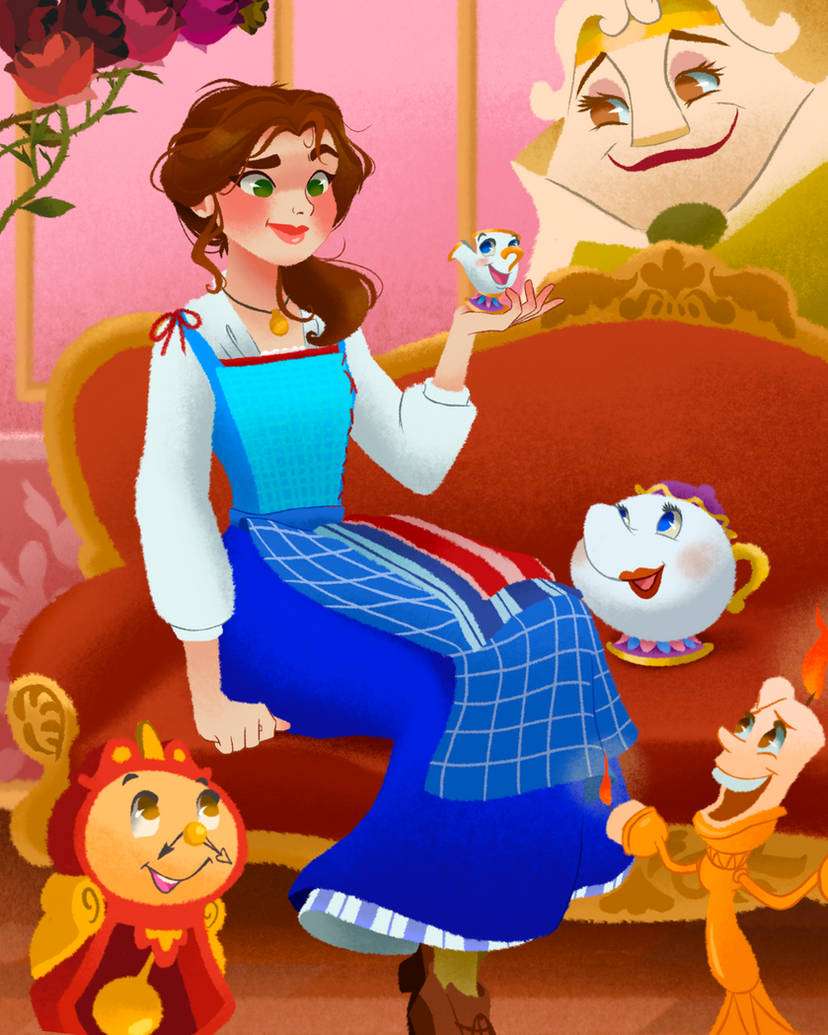 Belle et ses amis puzzle en ligne