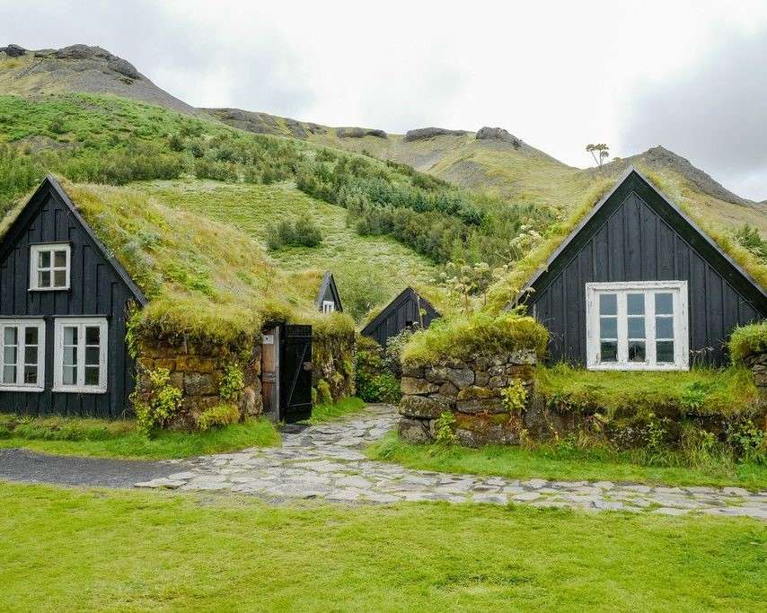 Muzejní domy ve Skandinávii online puzzle