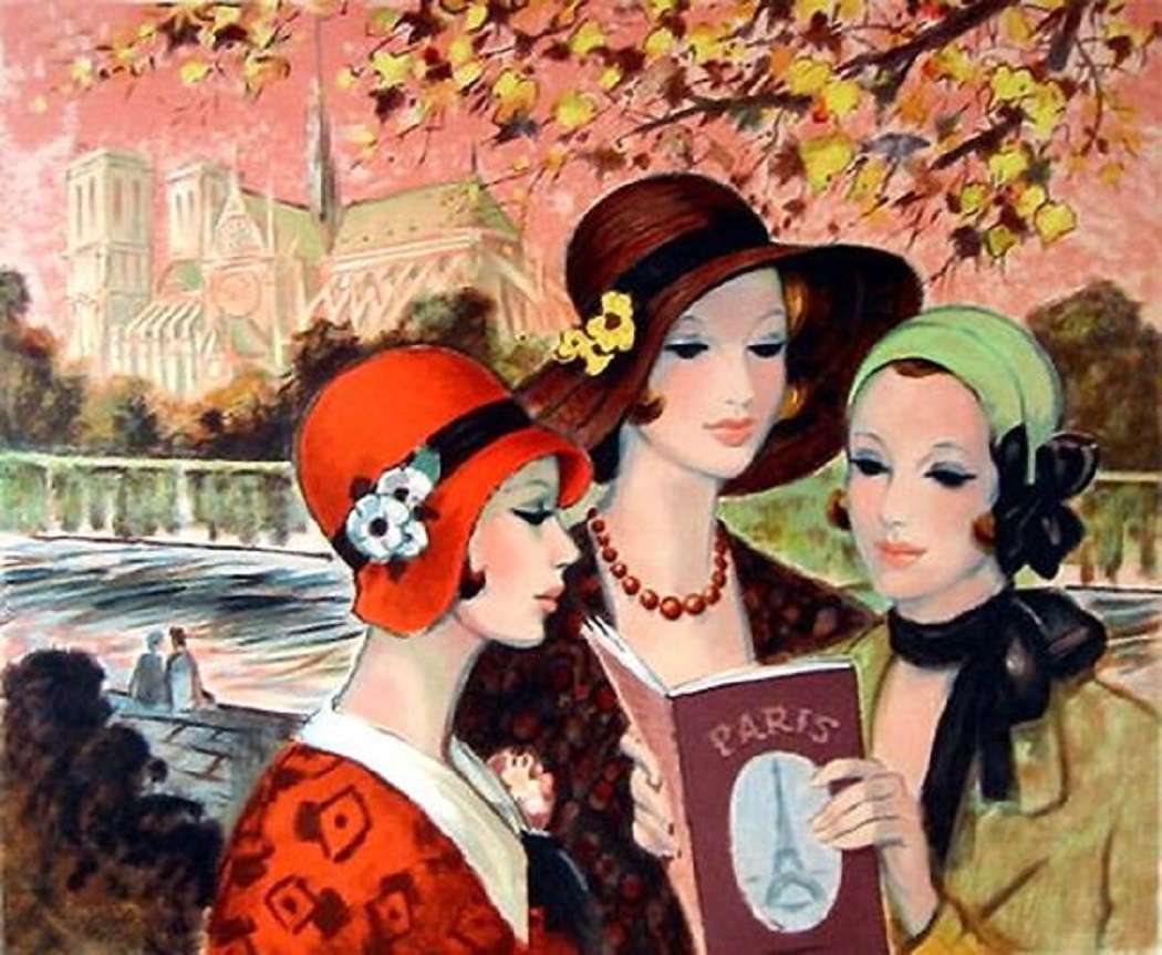 Meisjes uit de jaren dertig legpuzzel online