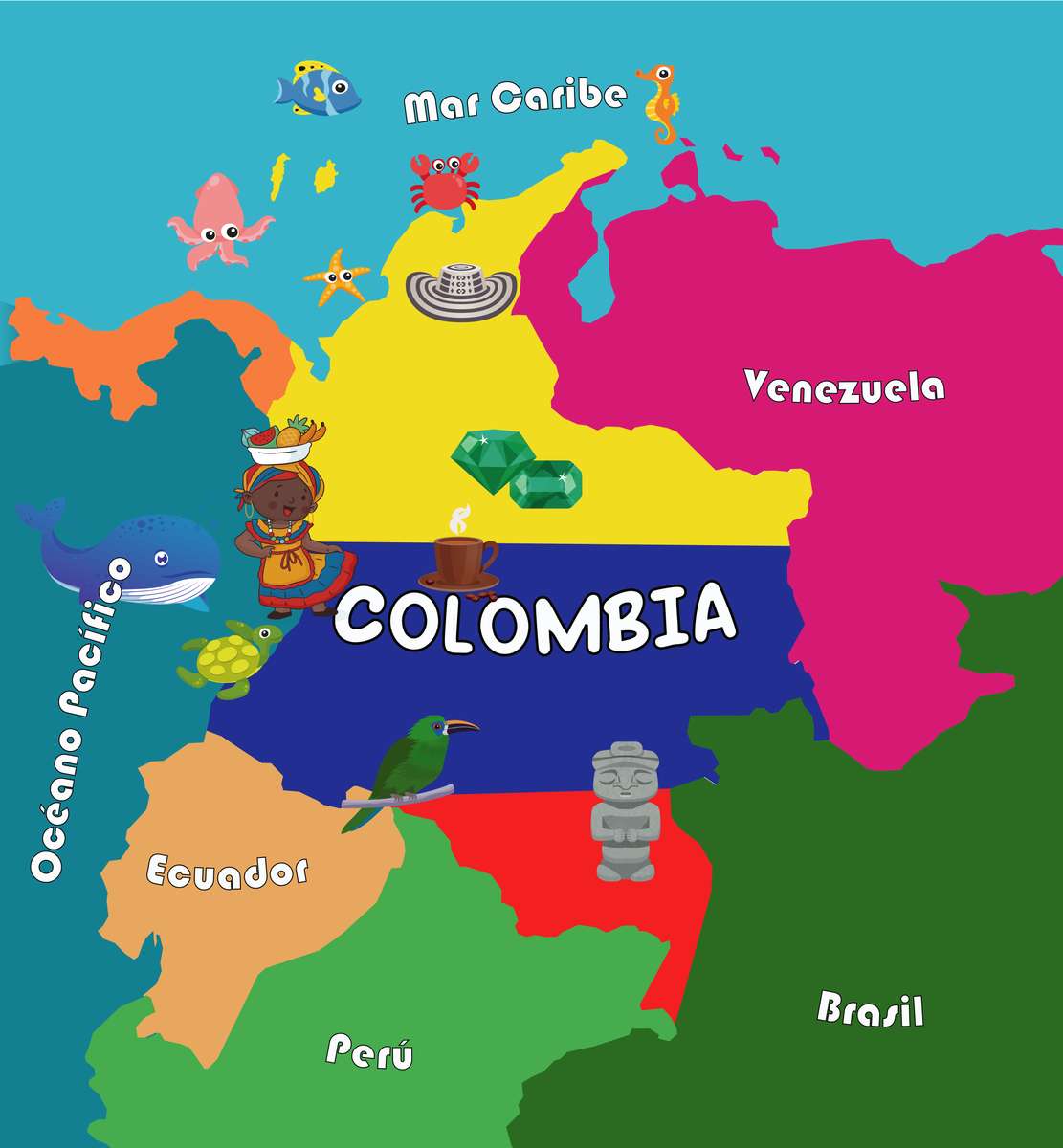 Colombia online puzzel