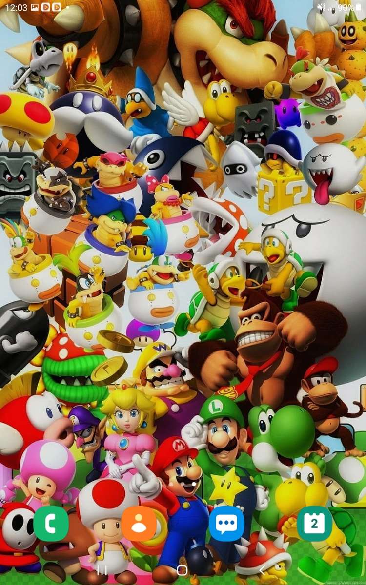 Mario en zijn vrienden en vijanden online puzzel