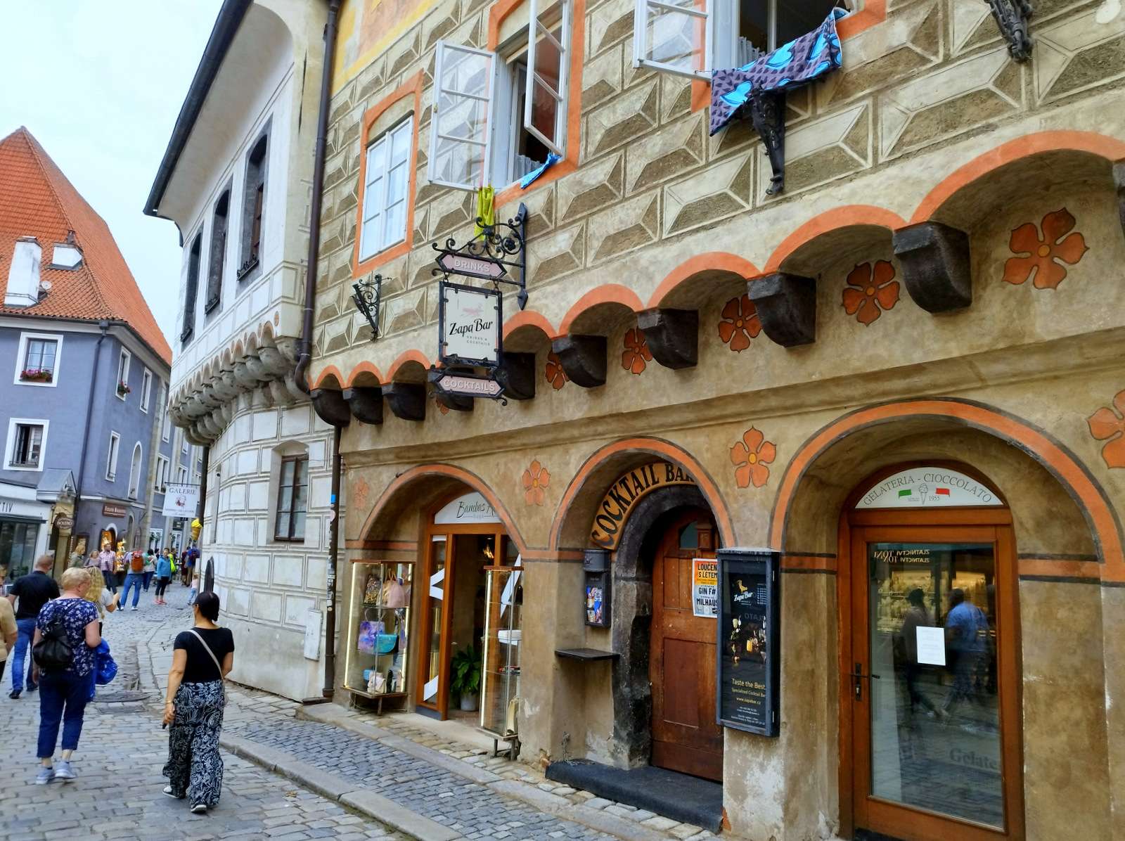 Oude stadspromenade (Český Krumlov) legpuzzel online