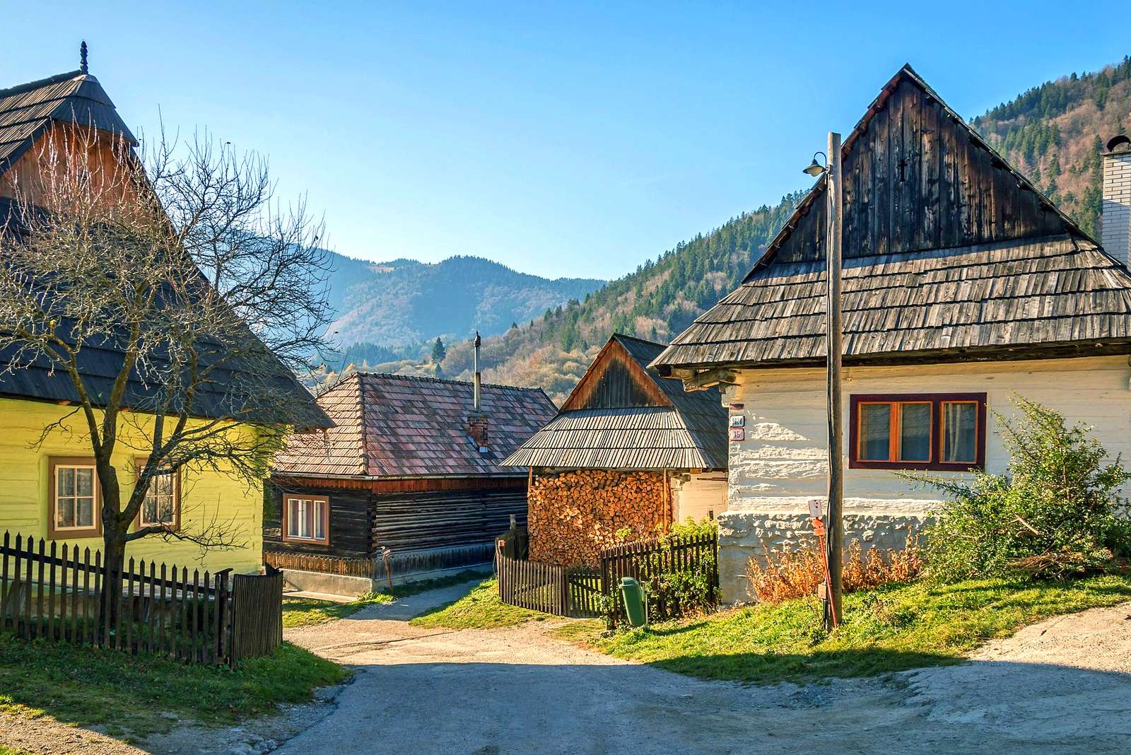 VLKOLINEC - жилищен музей на открито в Словакия онлайн пъзел