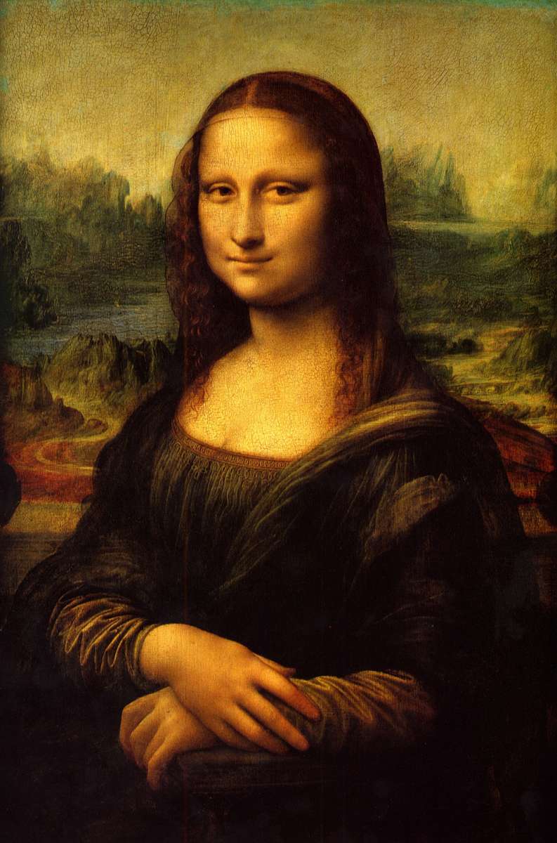 Mona Lisa pussel på nätet