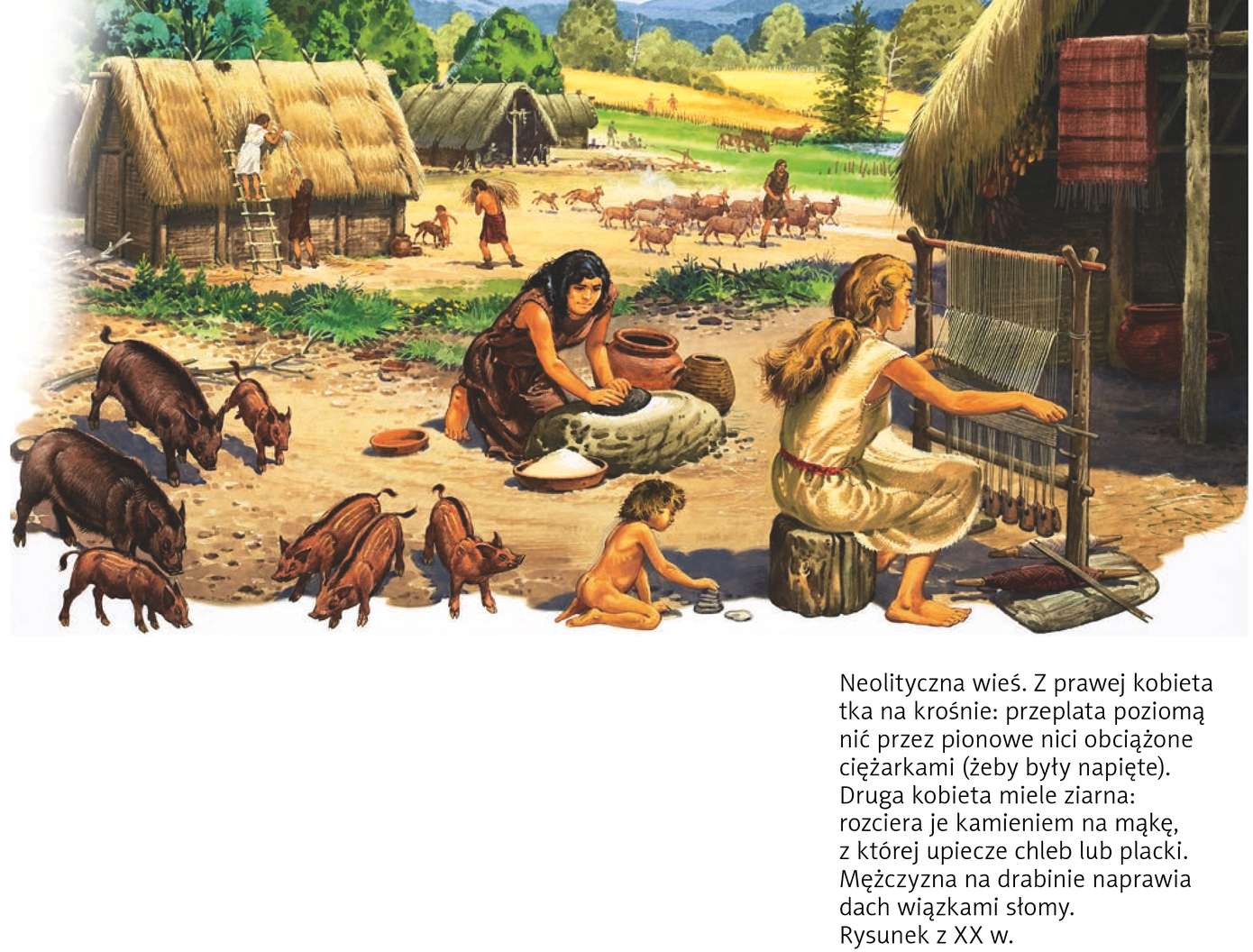 Neolithische Siedlung Puzzlespiel online