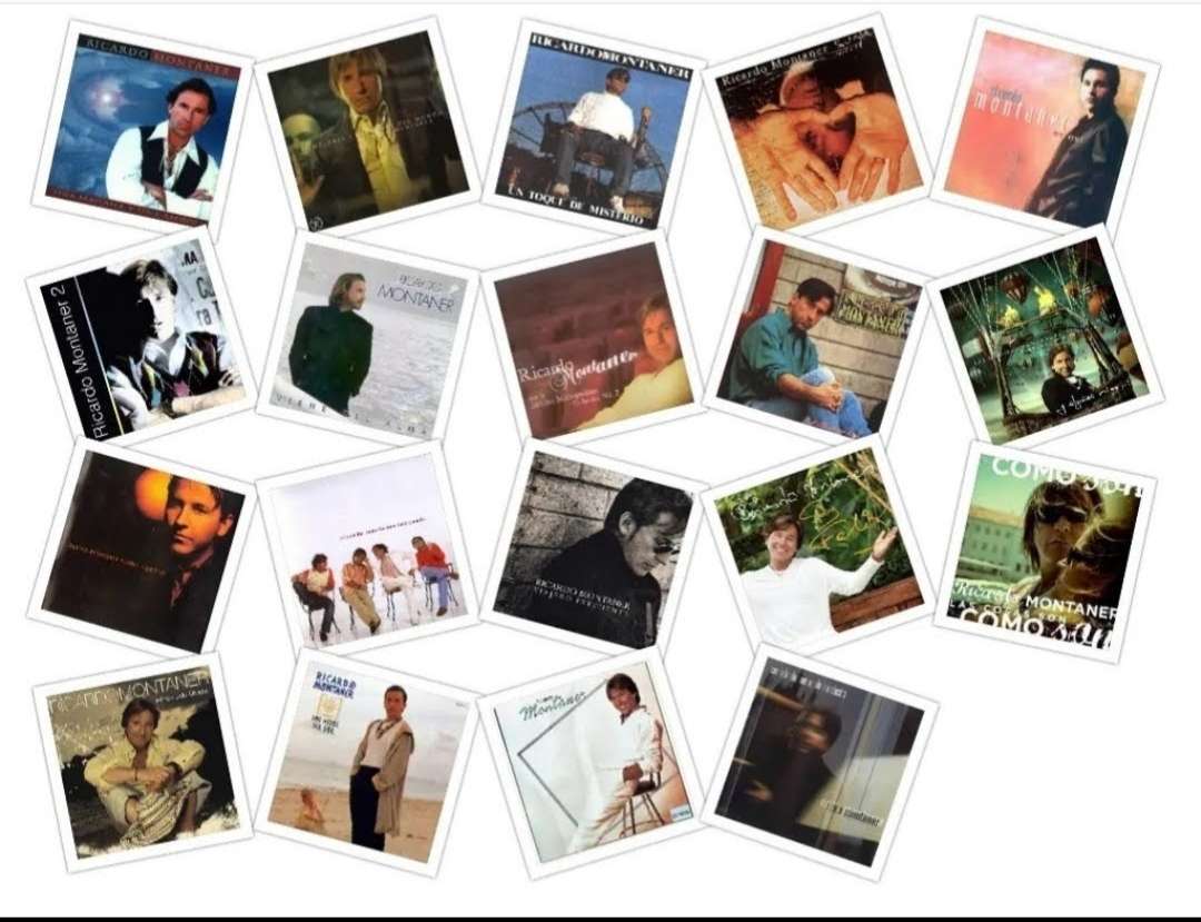 Alguns dos álbuns de Ricardo Montaner puzzle online