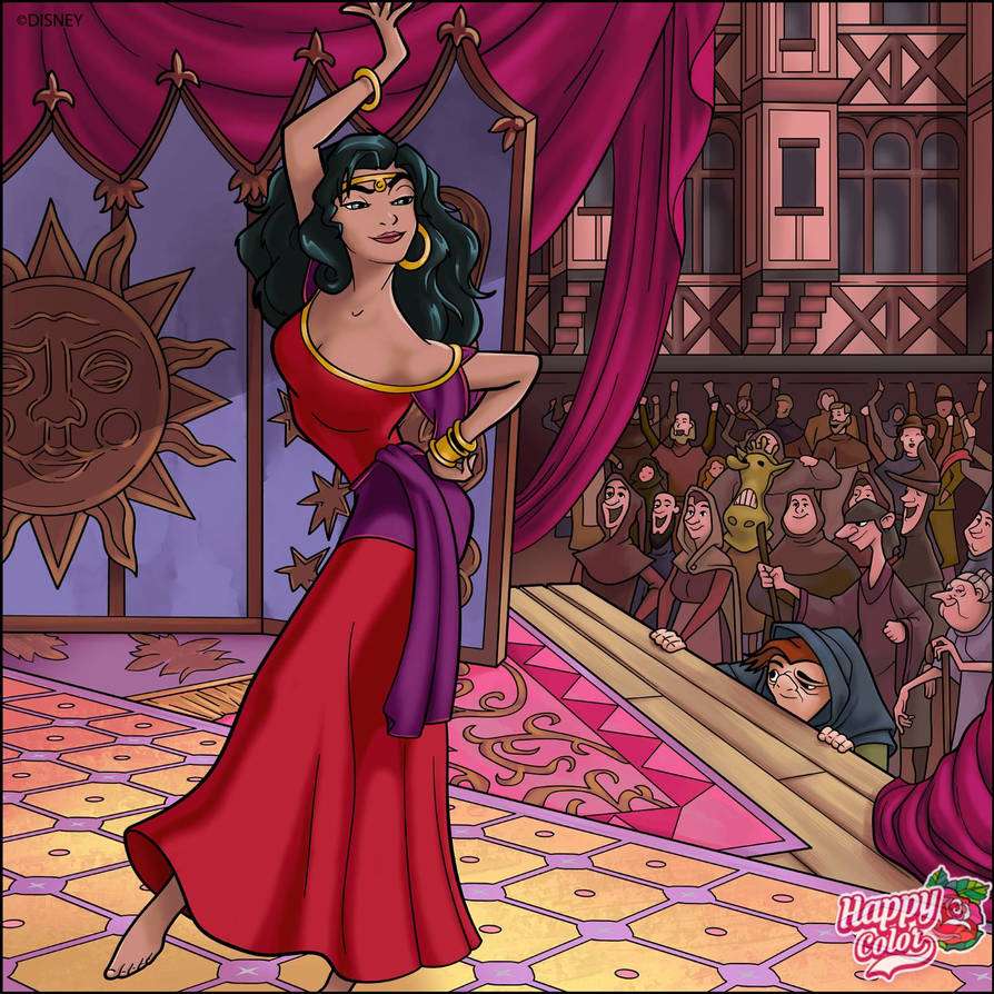 Quasimodo en Esmeralda legpuzzel online