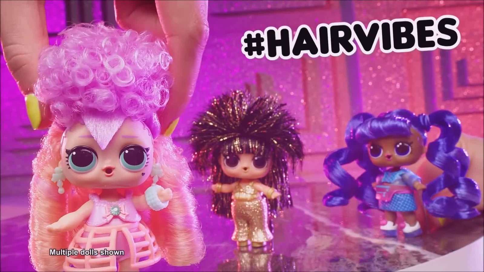 LOL SURPRISE HAIRVIBES PUZZZLE skládačky online