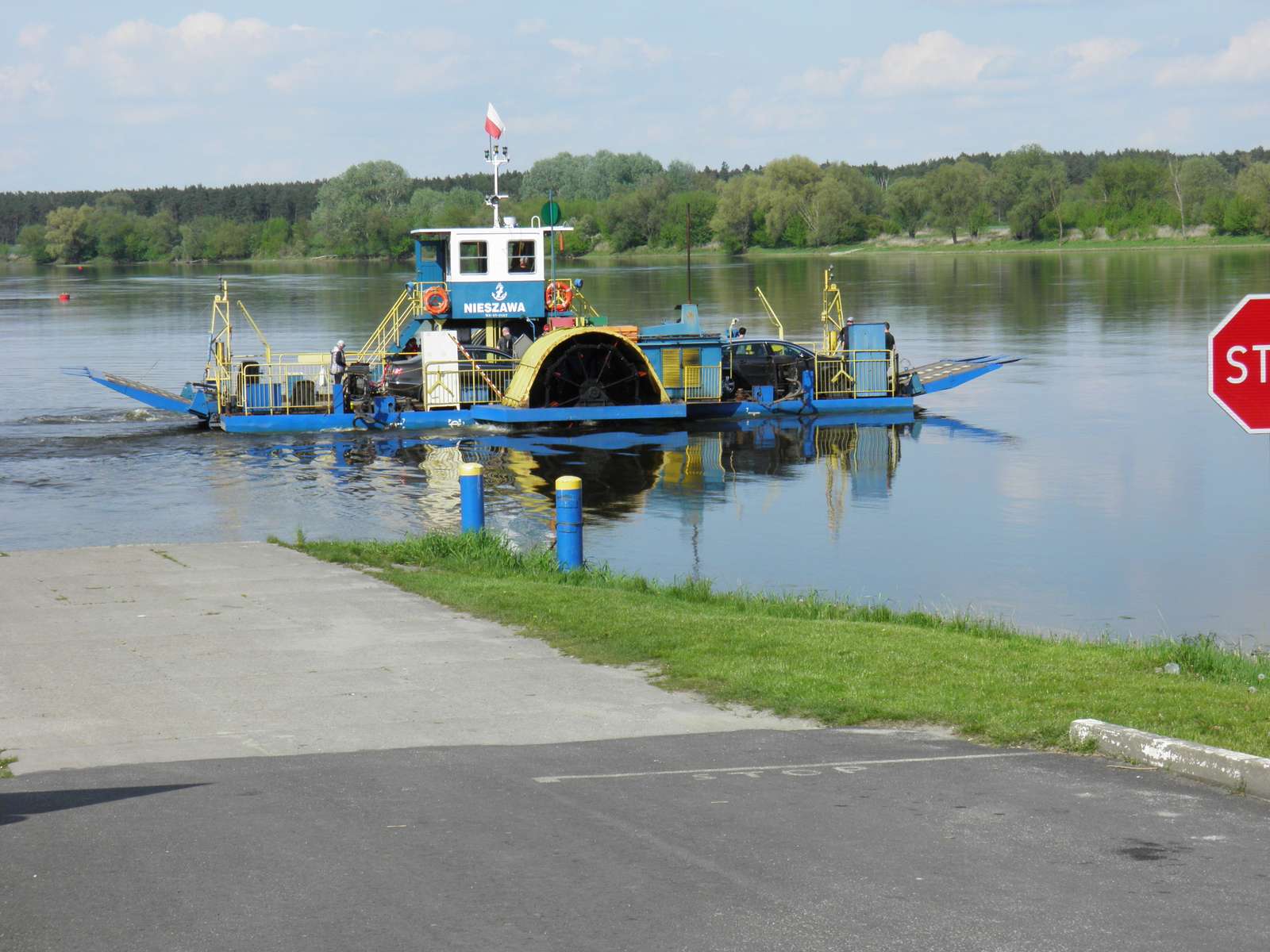 färja till floden Vistula pussel på nätet