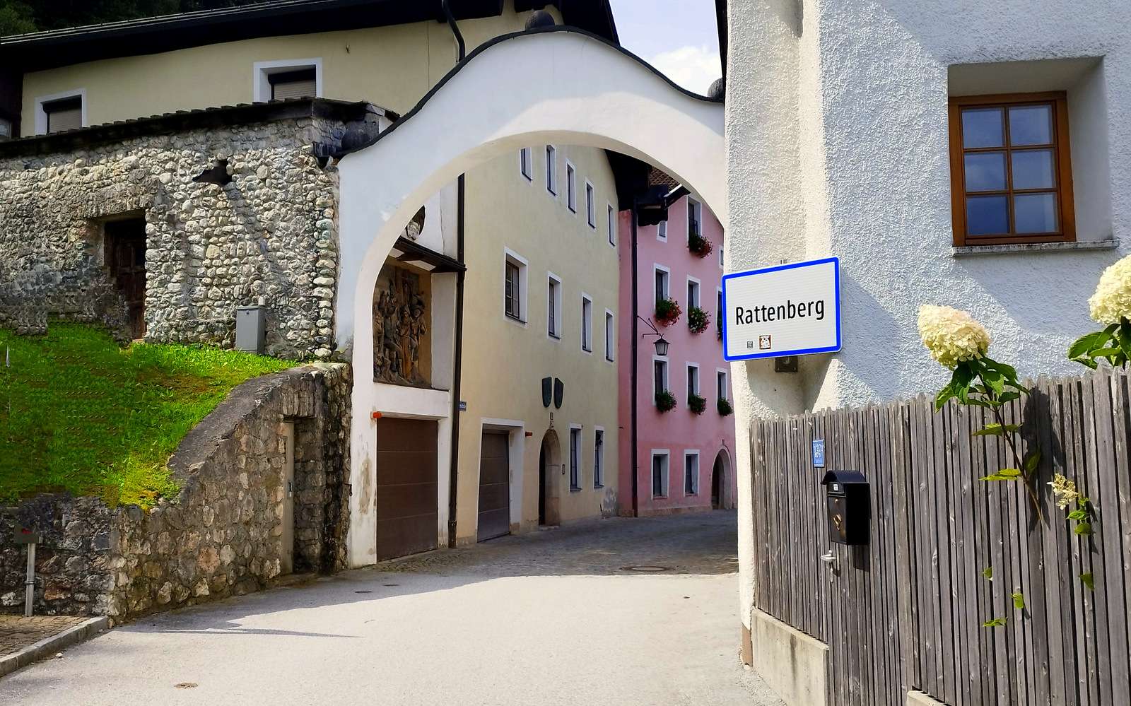 Раттенберг – самый маленький город Австрии пазл онлайн