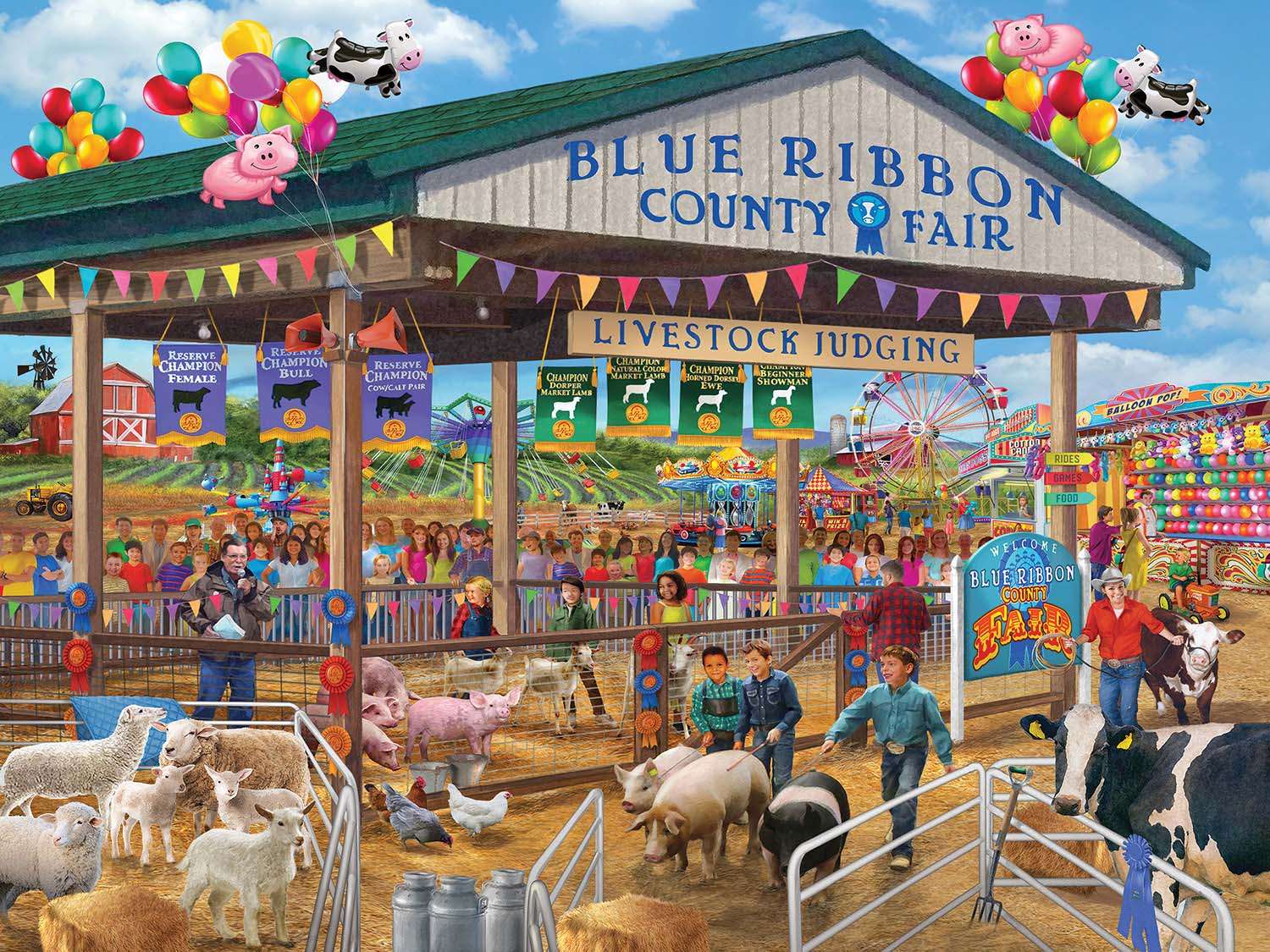 Blue Ribbon County-kermis legpuzzel online