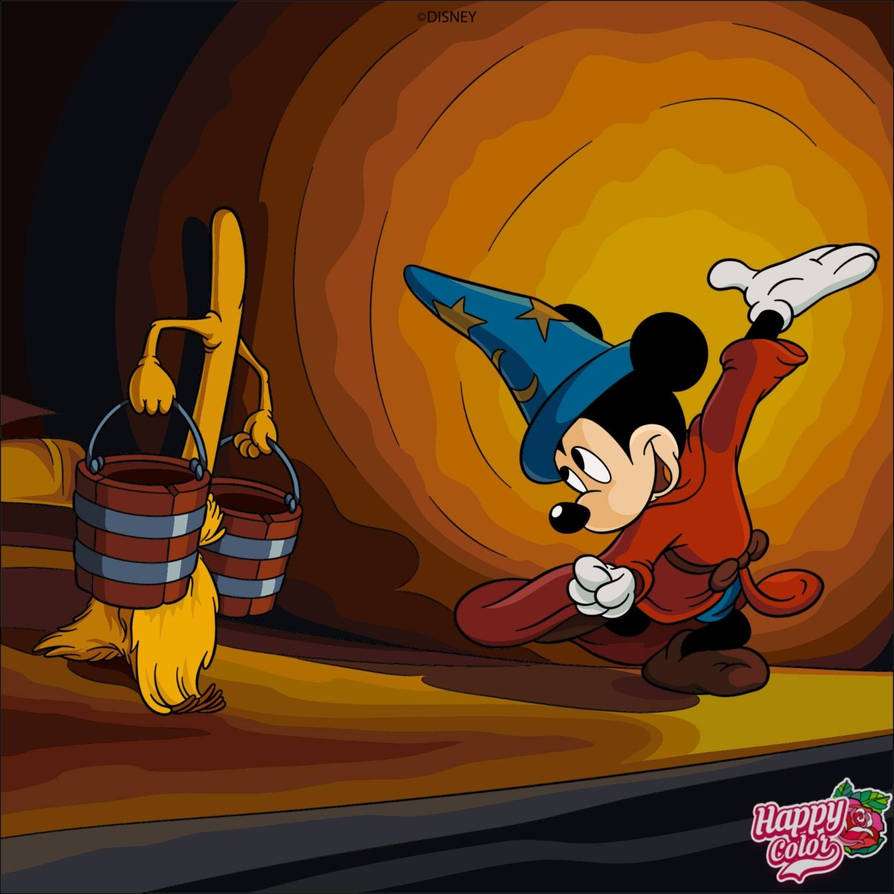 Tovenaar Mickey legpuzzel online