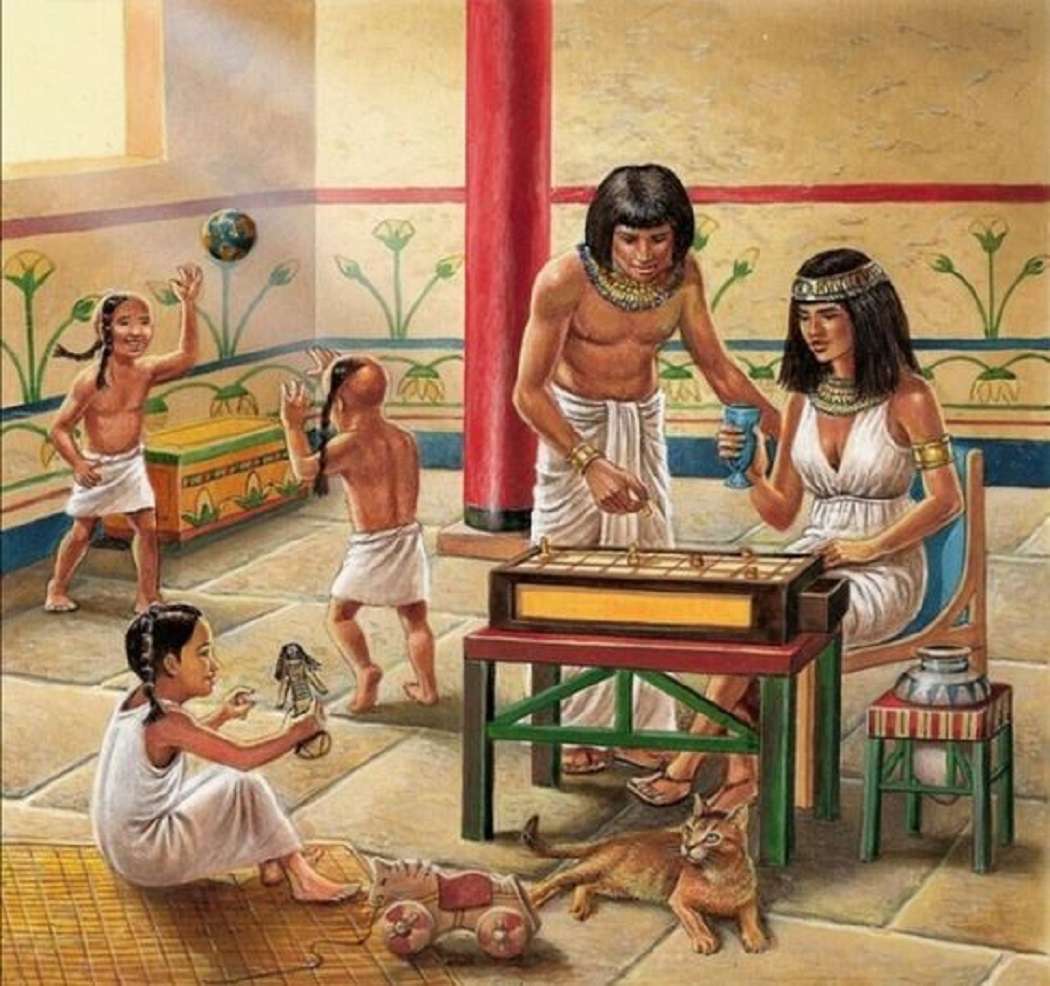 古代エジプトのエンターテイメント オンラインパズル
