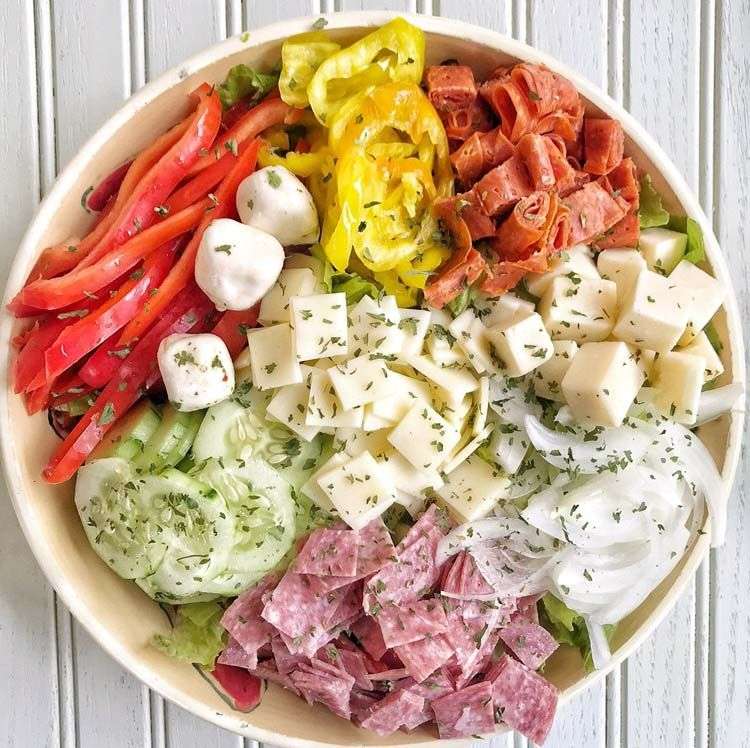 Italian Sub Sandwich Salad online puzzle