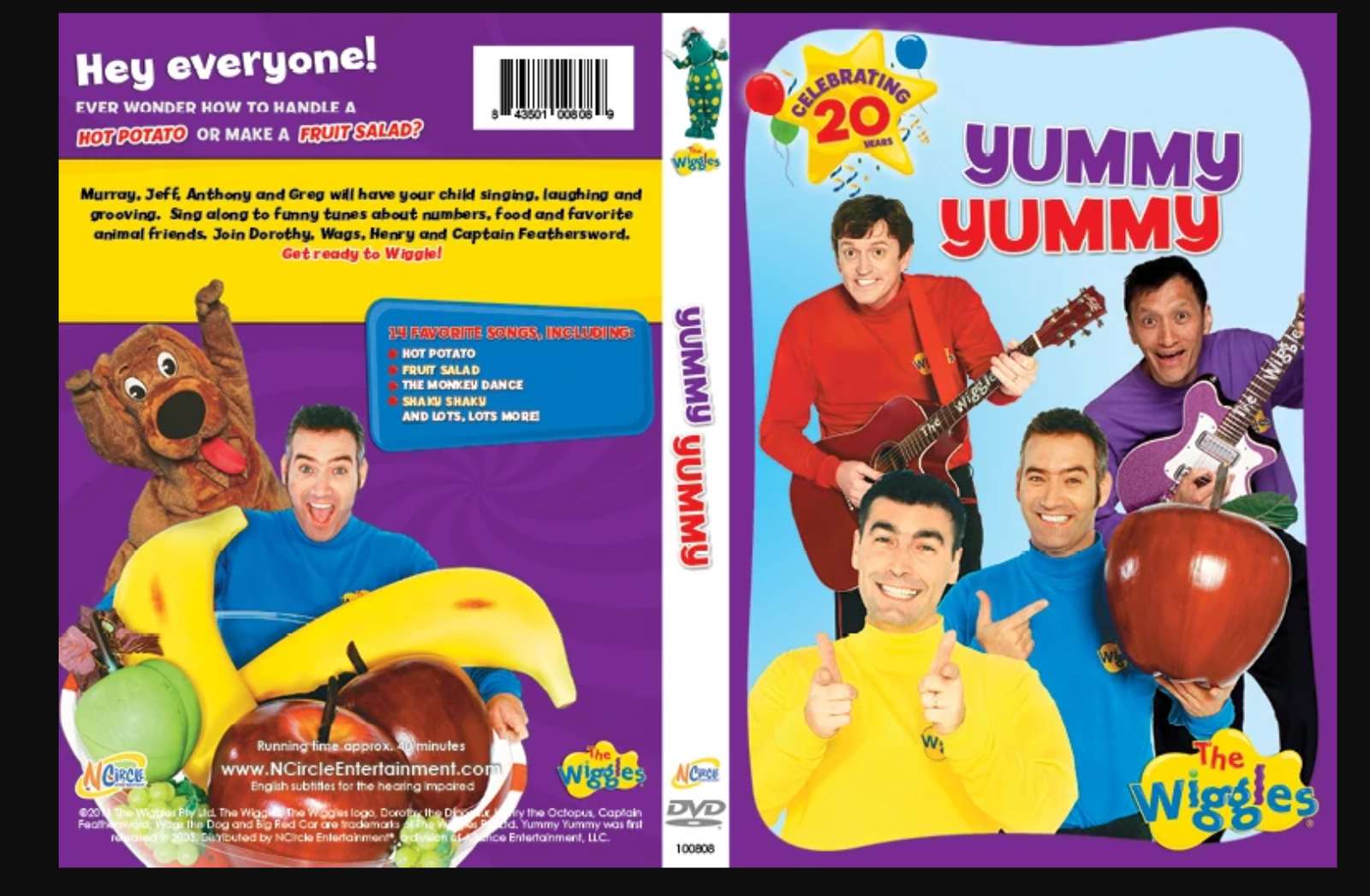 Yummy Yummy 2004 DVD OG Wiggles puzzle online