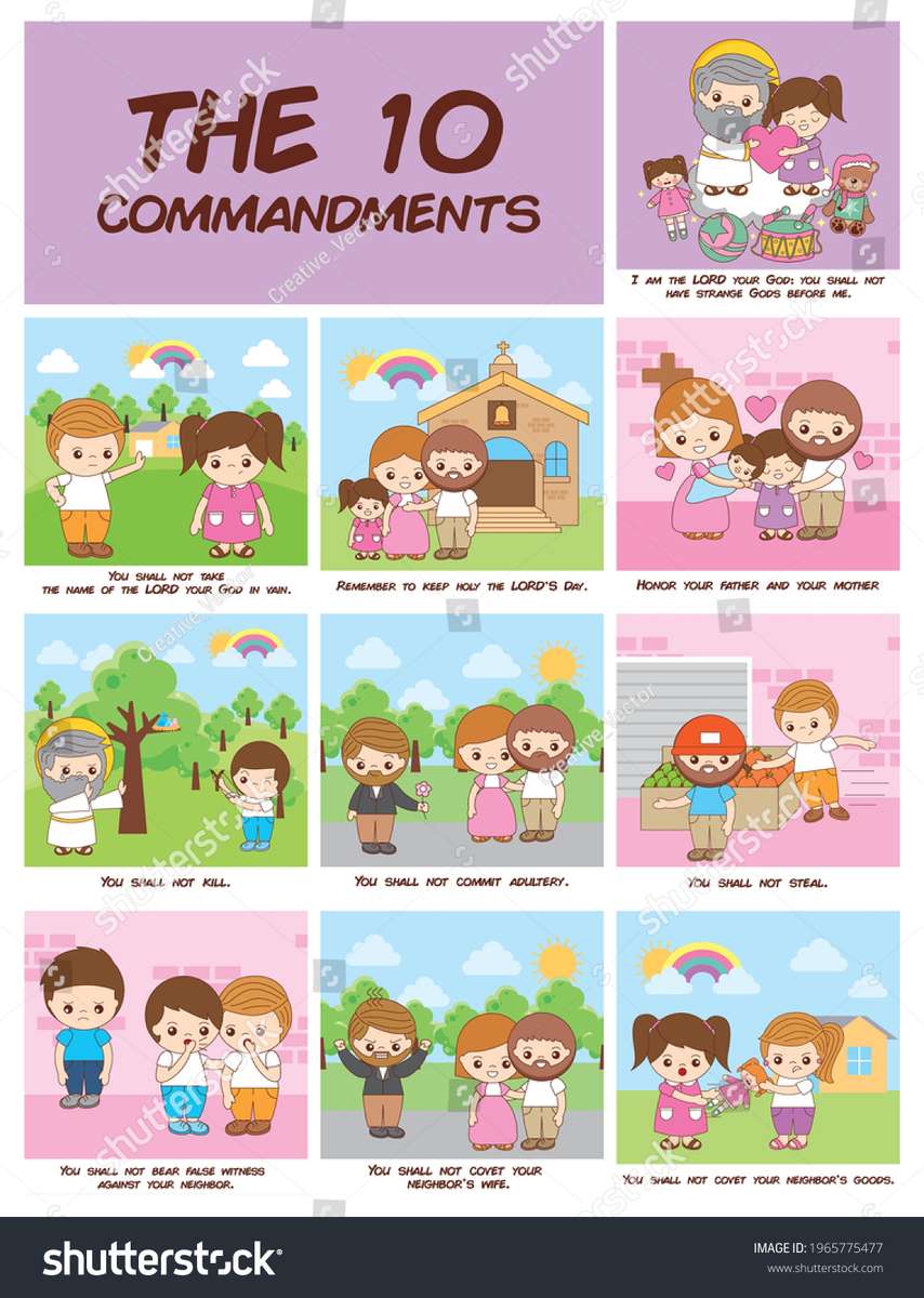 10 commandements puzzle en ligne