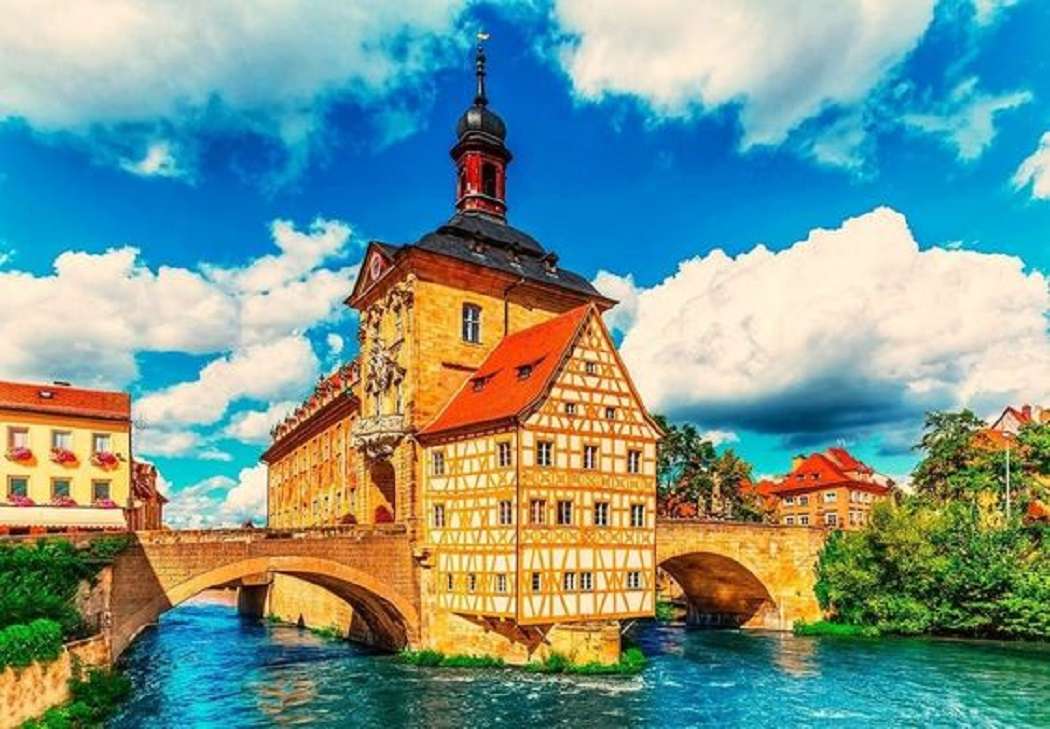 Hôtel de ville de Bamberg - Allemagne puzzle en ligne