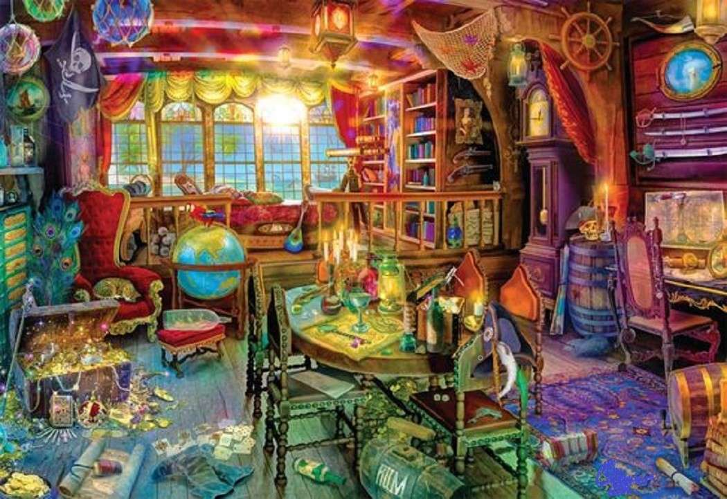 La cabina di Jack Sparrow puzzle online