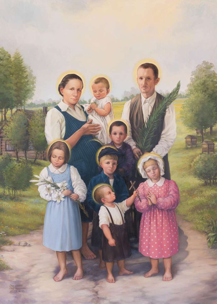 Blessed Ulma Family online puzzle