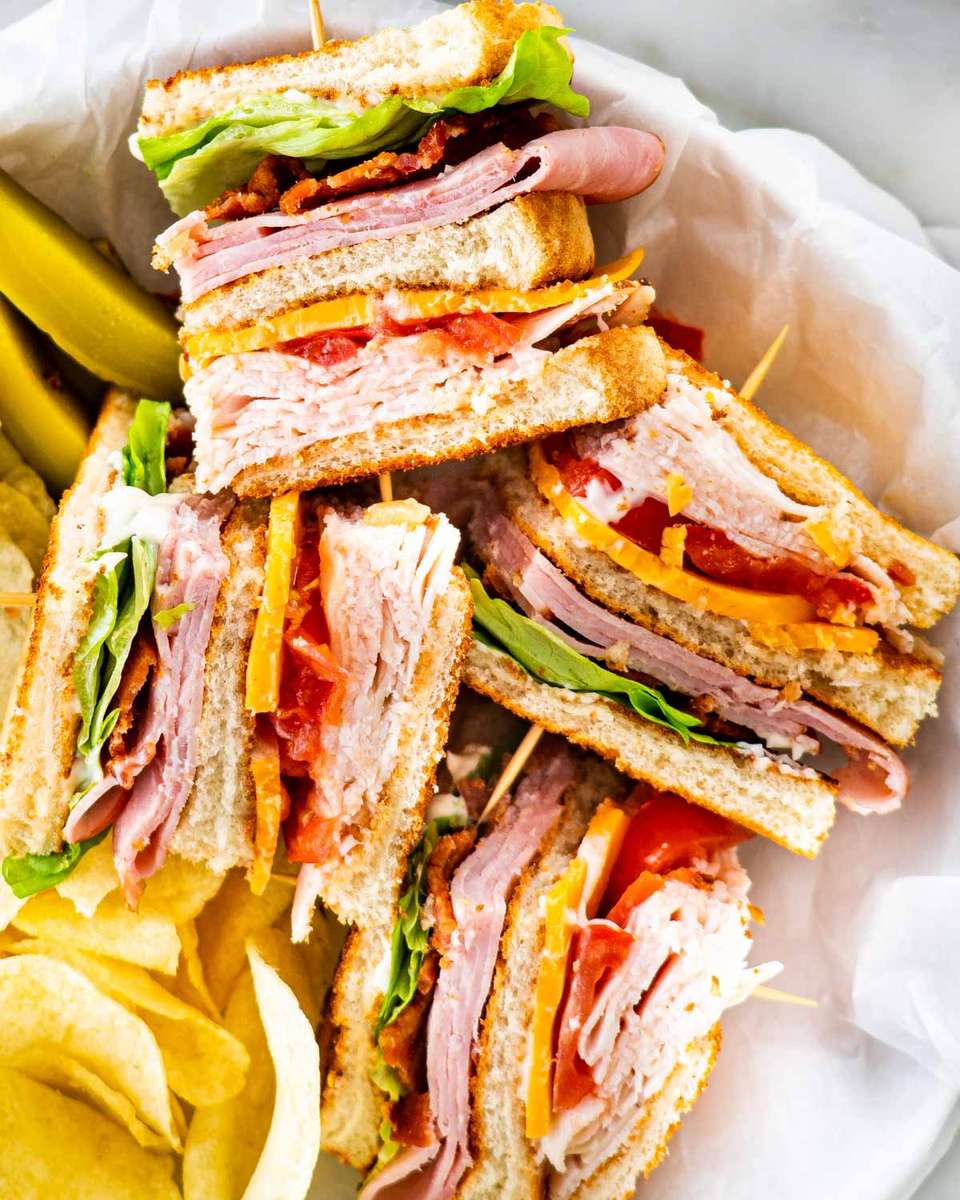 Club sandwich pussel på nätet