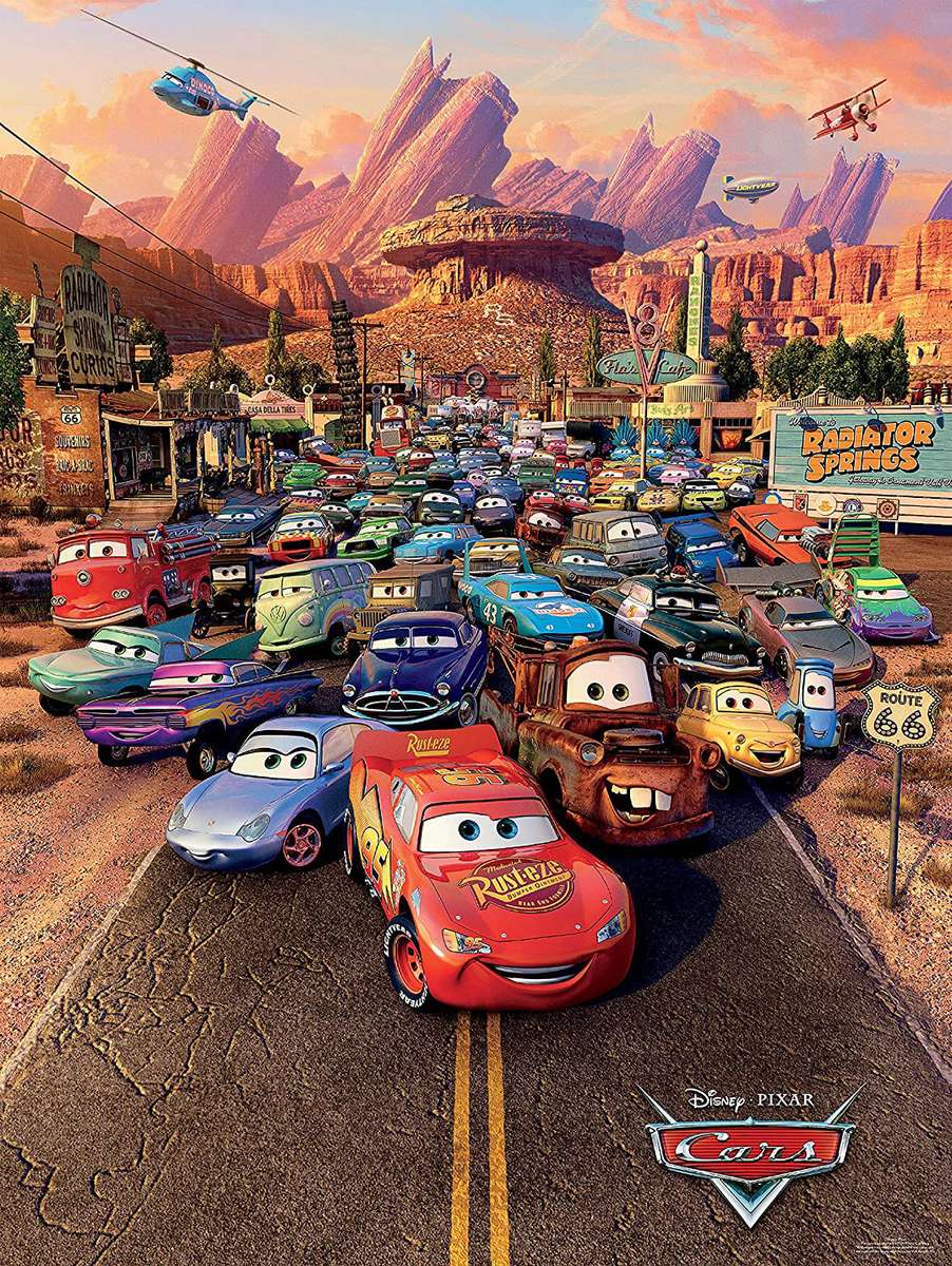 Disney Cars Puzzle kirakós online