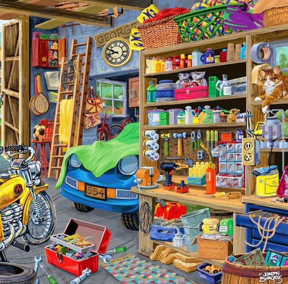 Garage Georges puzzle en ligne