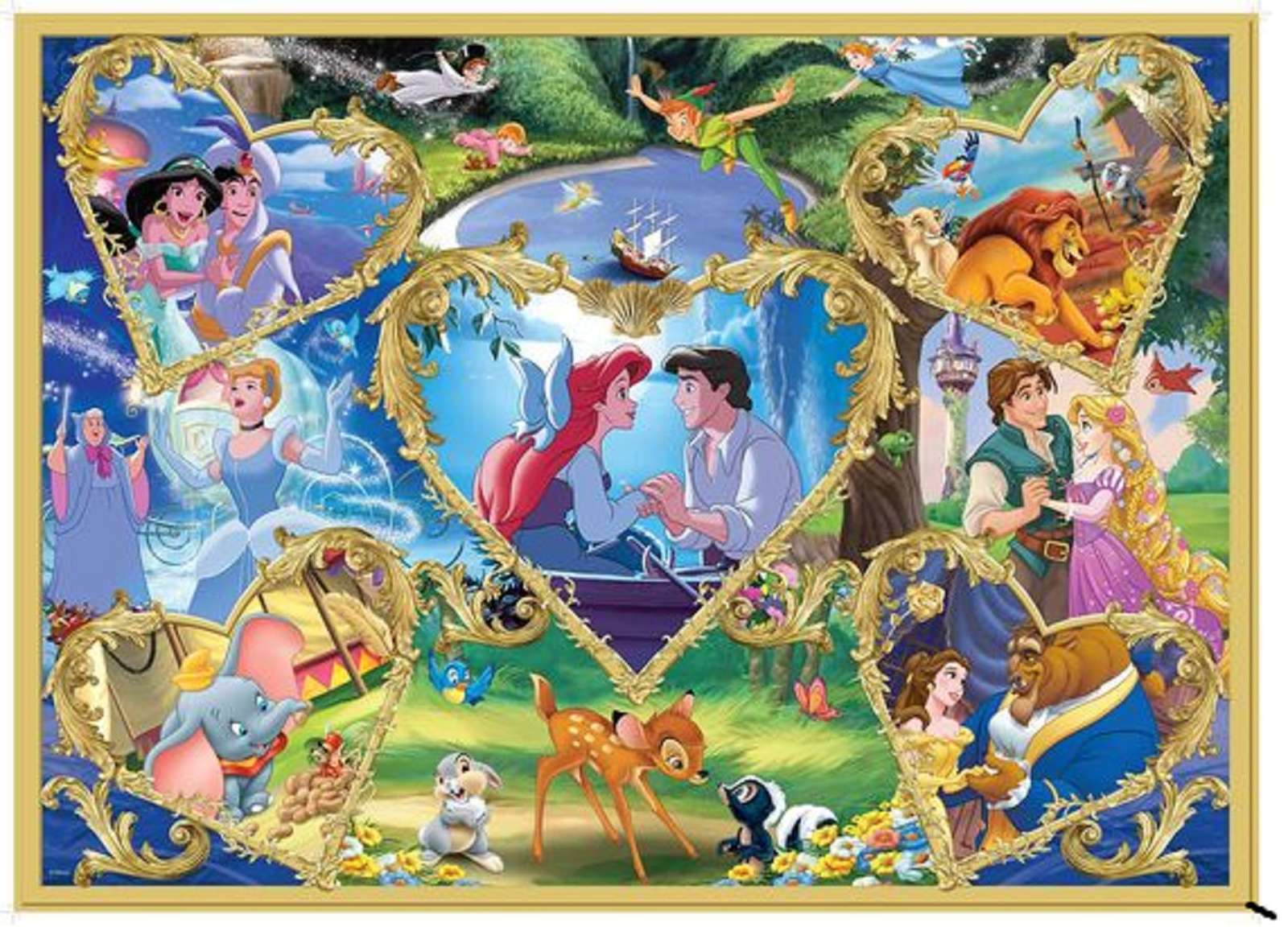 Disney princezny online puzzle