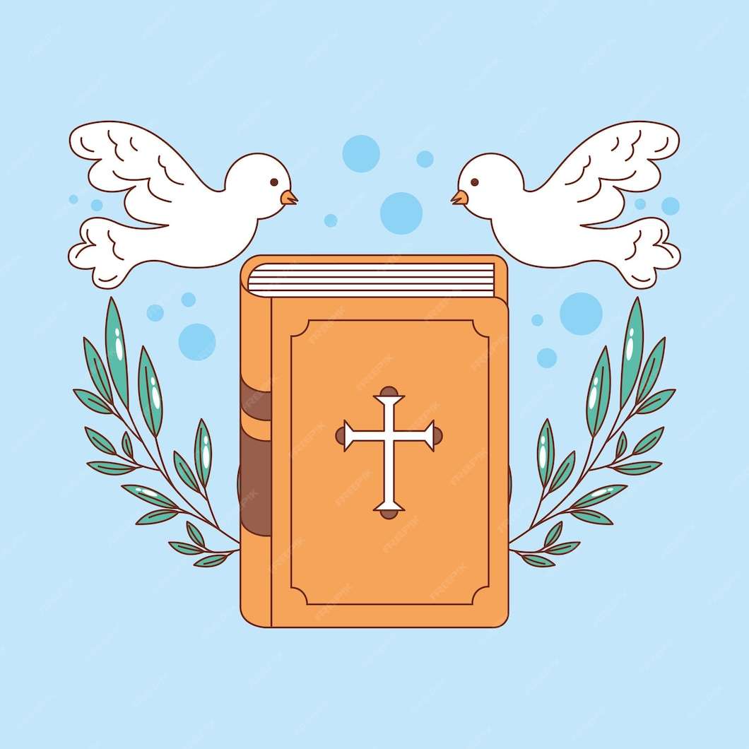 Bijbel met duif online puzzel